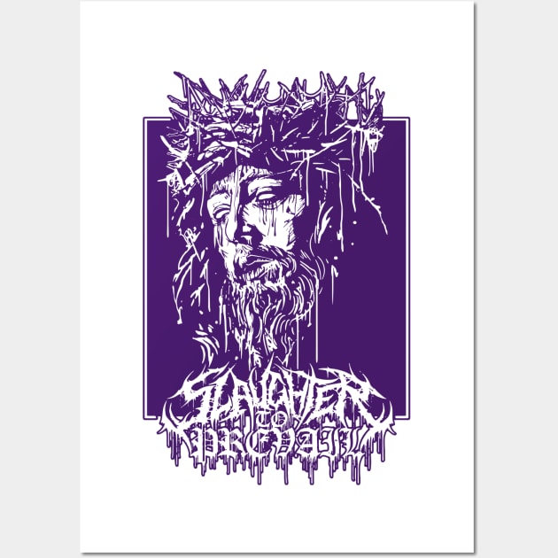 Slaughter to Prevail Jesus Wall Art by fancyjan